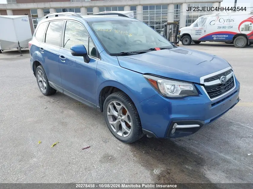 SUBARU FORESTER 2017, VIN JF2SJEUC4HH442544