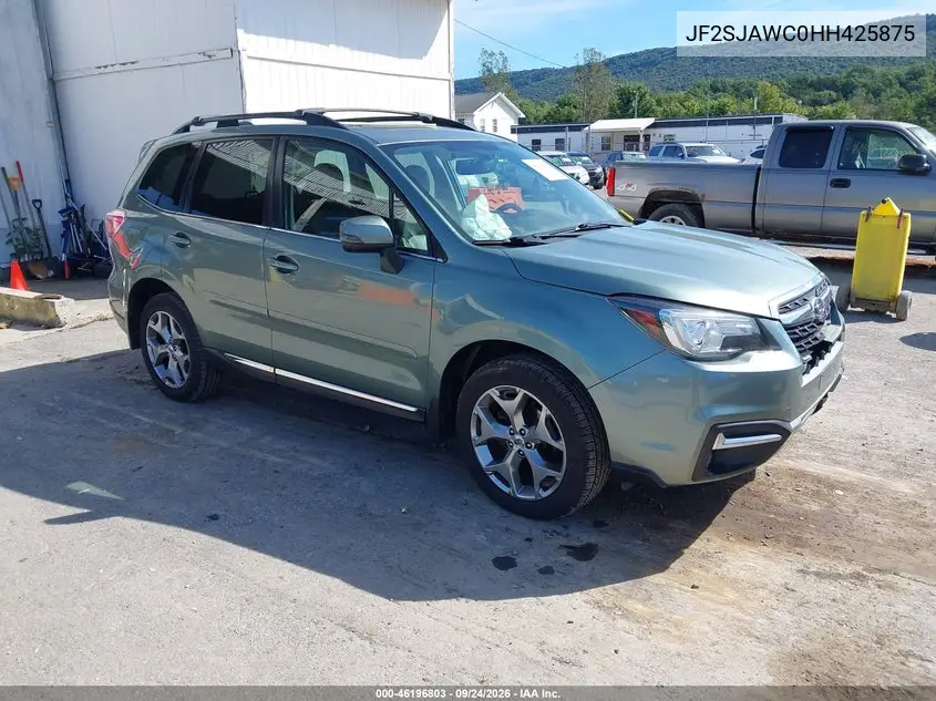 SUBARU FORESTER 2017, VIN JF2SJAWC0HH425875