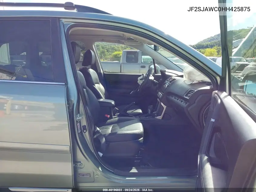 2017 SUBARU FORESTER VIN JF2SJAWC0HH425875 — фото 5