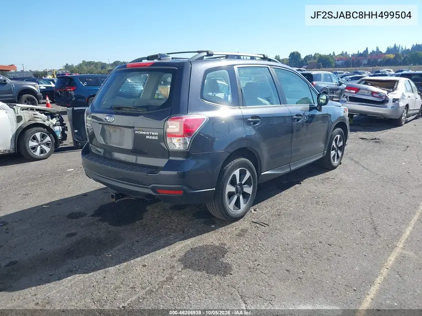 2017 SUBARU FORESTER VIN JF2SJABC8HH499504 — фото 4