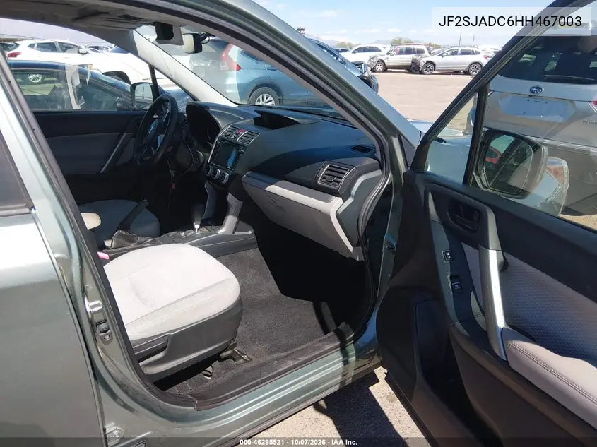 2017 SUBARU FORESTER VIN JF2SJADC6HH467003 — фото 5