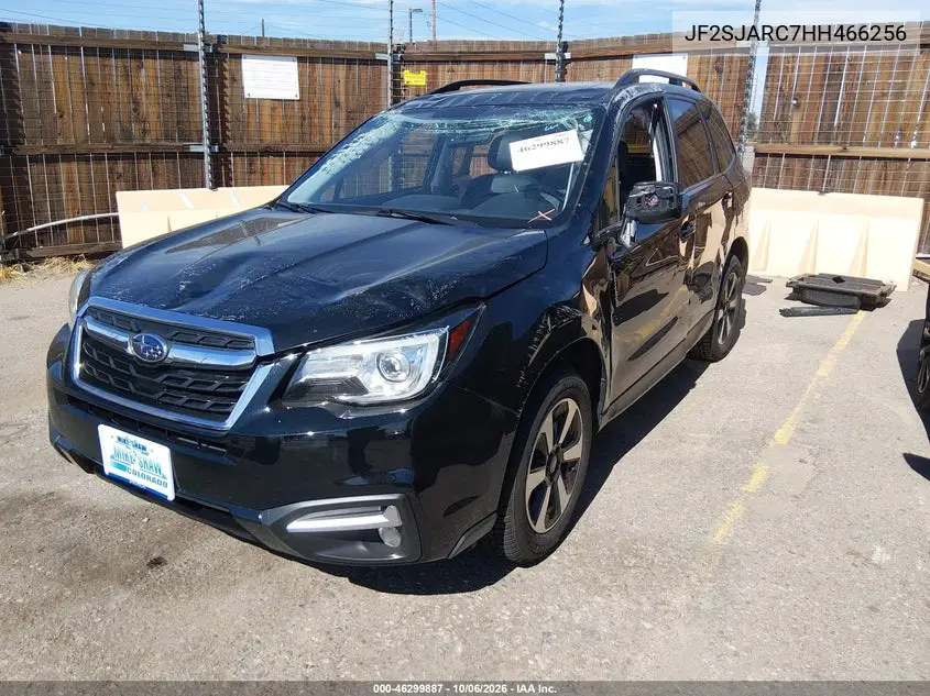 2017 SUBARU FORESTER VIN JF2SJARC7HH466256 — фото 2