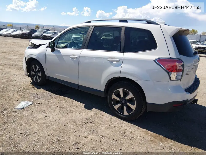 2017 SUBARU FORESTER VIN JF2SJAEC8HH447155 — фото 3