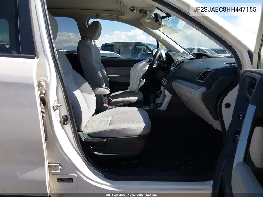 2017 SUBARU FORESTER VIN JF2SJAEC8HH447155 — фото 5