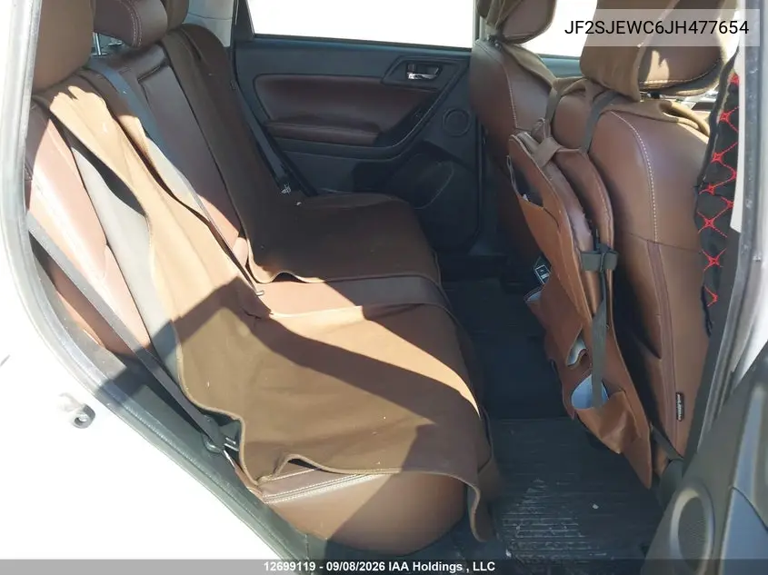 2018 SUBARU FORESTER VIN JF2SJEWC6JH477654 — фото 8