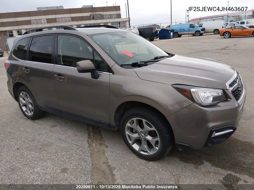 SUBARU FORESTER 2018, VIN JF2SJEWC4JH463607