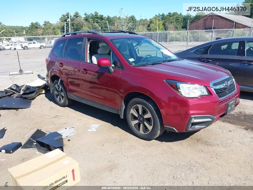 SUBARU FORESTER 2018, VIN JF2SJAGC6JH446170