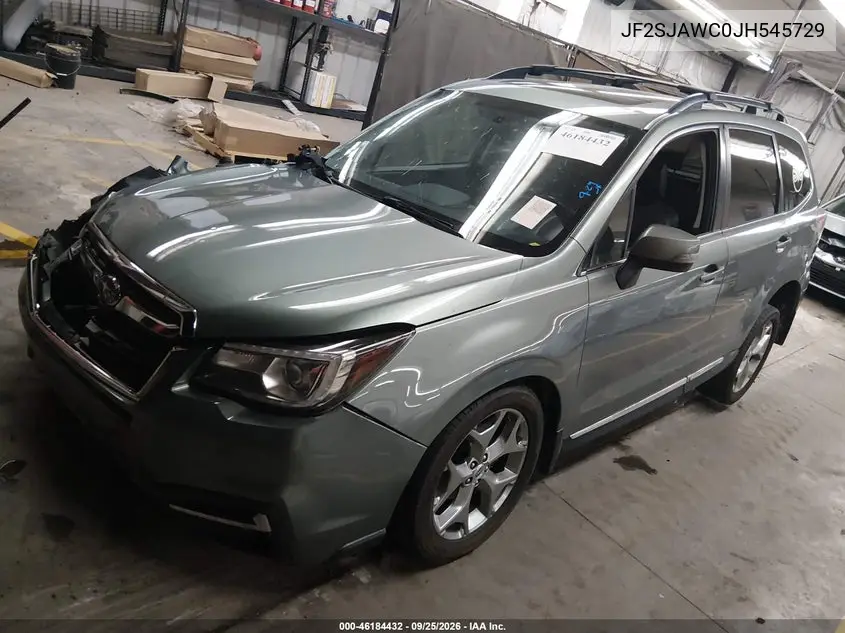 2018 SUBARU FORESTER VIN JF2SJAWC0JH545729 — фото 2