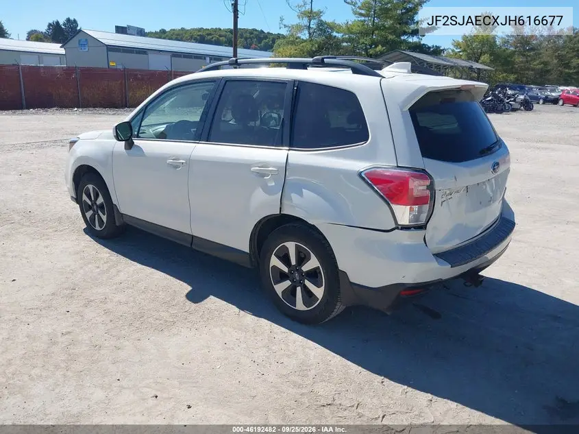 2018 SUBARU FORESTER VIN JF2SJAECXJH616677 — фото 3