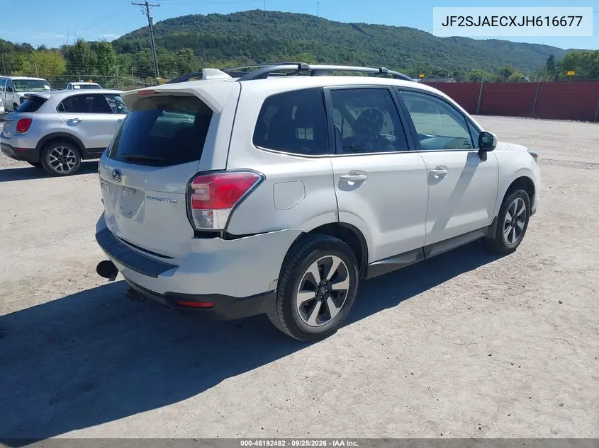 2018 SUBARU FORESTER VIN JF2SJAECXJH616677 — фото 4