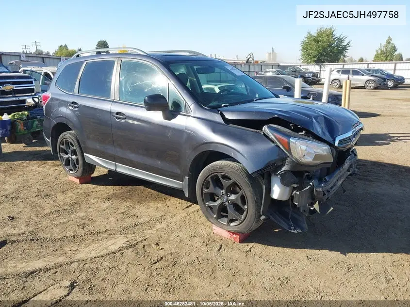 SUBARU FORESTER 2018, VIN JF2SJAEC5JH497758