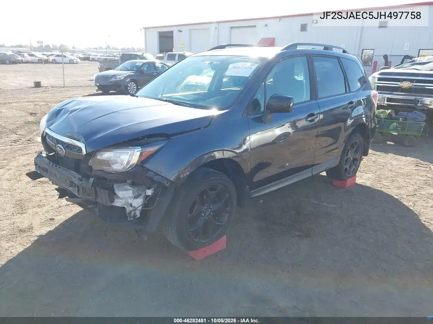 2018 SUBARU FORESTER VIN JF2SJAEC5JH497758 — фото 2