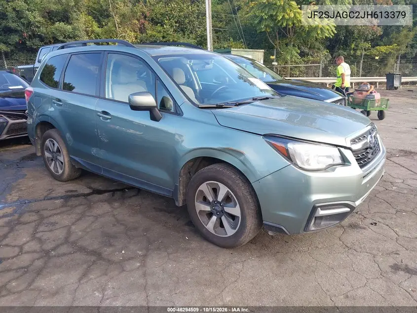SUBARU FORESTER 2018, VIN JF2SJAGC2JH613379