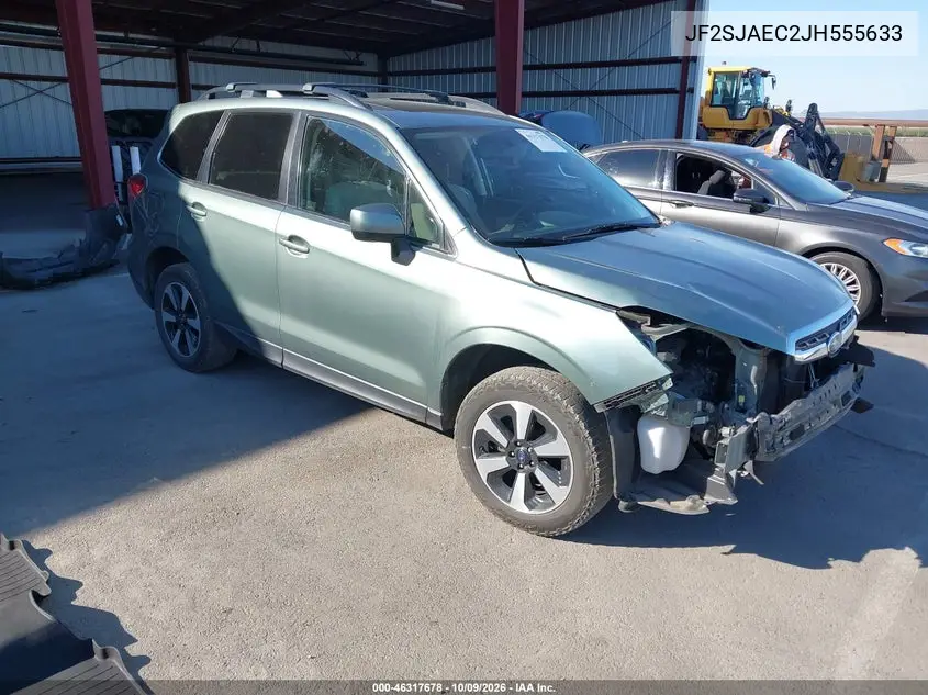 SUBARU FORESTER 2018, VIN JF2SJAEC2JH555633