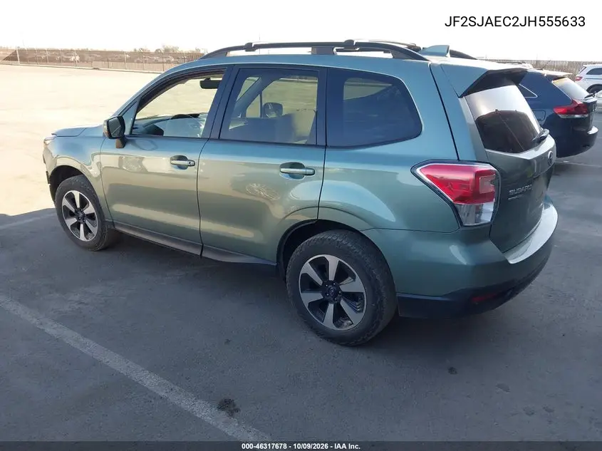 2018 SUBARU FORESTER VIN JF2SJAEC2JH555633 — фото 3