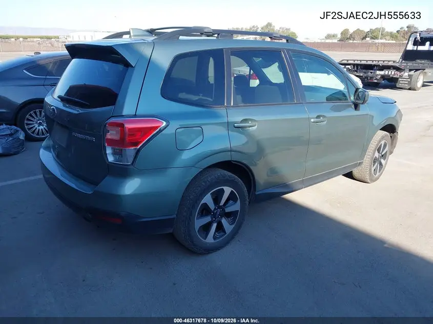 2018 SUBARU FORESTER VIN JF2SJAEC2JH555633 — фото 4