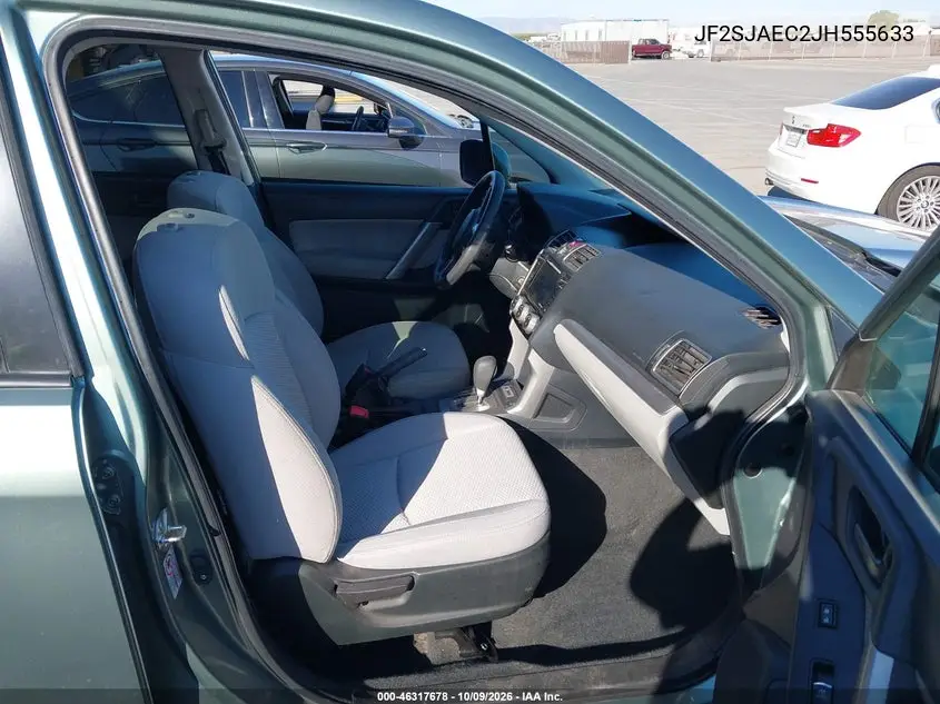 2018 SUBARU FORESTER VIN JF2SJAEC2JH555633 — фото 5