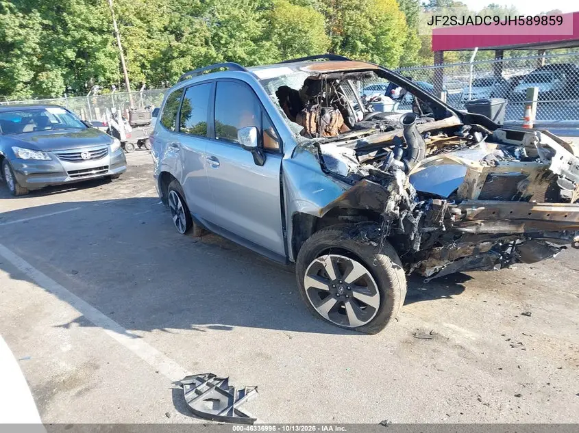 SUBARU FORESTER 2018, VIN JF2SJADC9JH589859