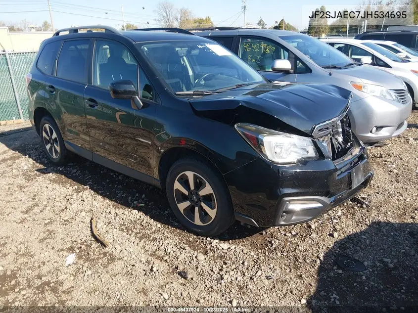 SUBARU FORESTER 2018, VIN JF2SJAEC7JH534695