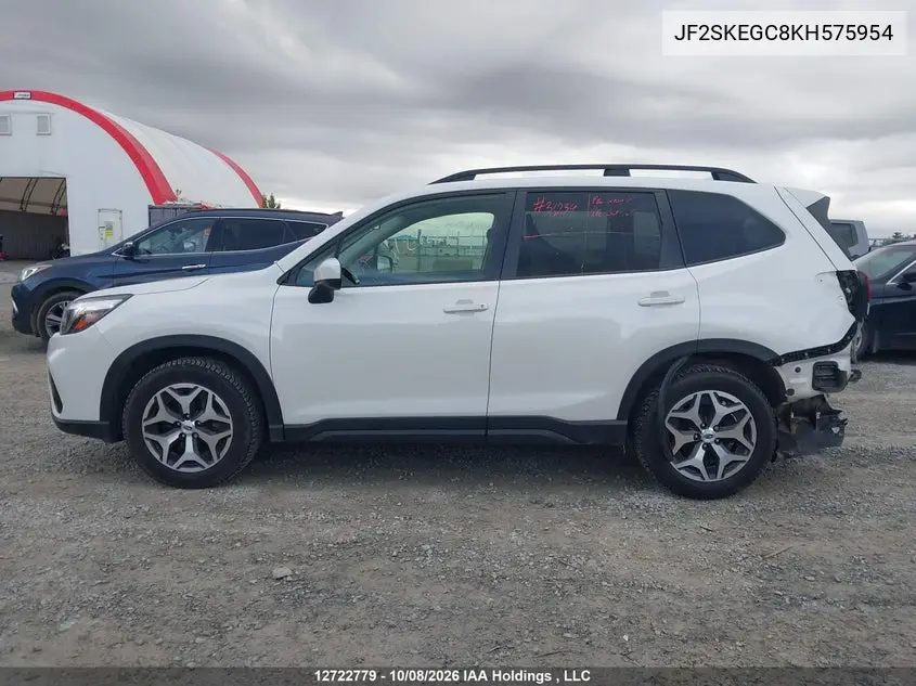 2019 SUBARU FORESTER VIN JF2SKEGC8KH575954 — фото 15