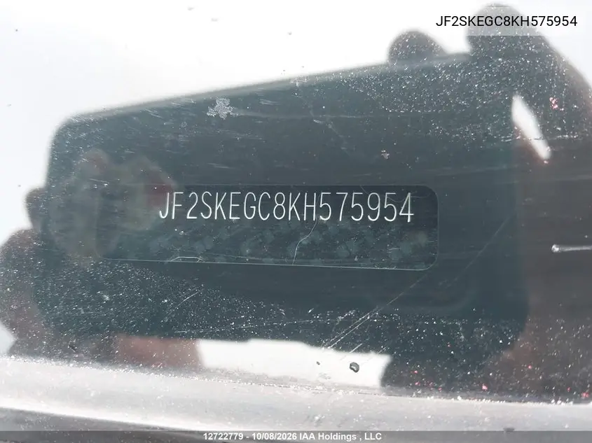 2019 SUBARU FORESTER VIN JF2SKEGC8KH575954 — фото 9
