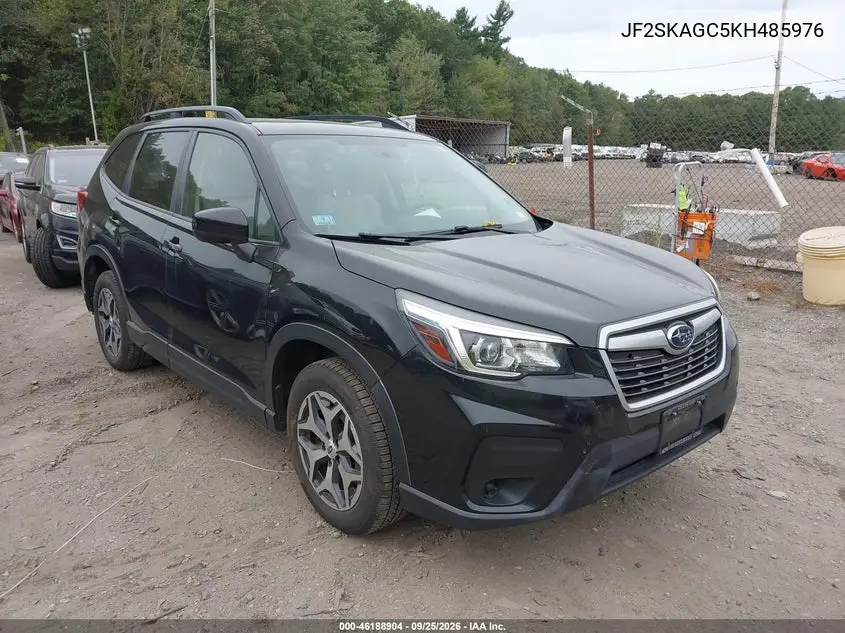 SUBARU FORESTER 2019, VIN JF2SKAGC5KH485976