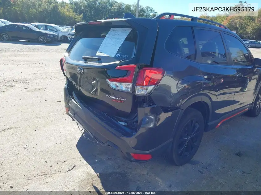 2019 SUBARU FORESTER VIN JF2SKAPC3KH595179 — фото 4