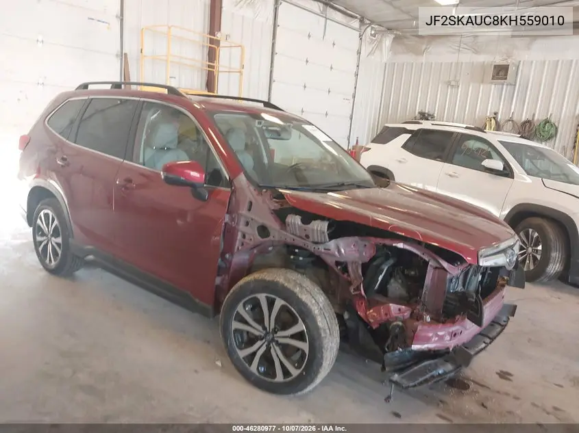 SUBARU FORESTER 2019, VIN JF2SKAUC8KH559010