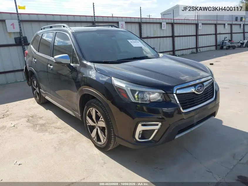 SUBARU FORESTER 2019, VIN JF2SKAWC3KH400117