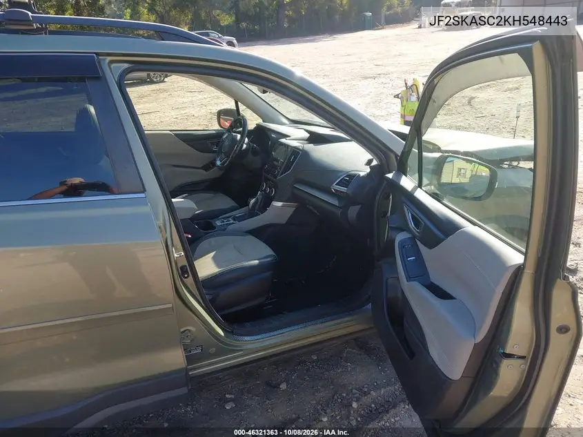 2019 SUBARU FORESTER VIN JF2SKASC2KH548443 — фото 5