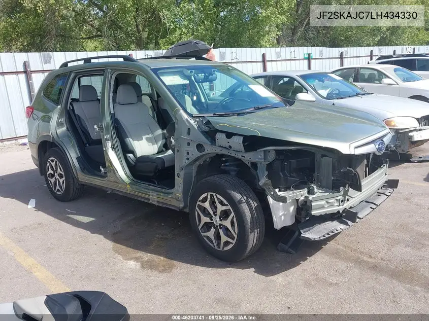 SUBARU FORESTER 2020, VIN JF2SKAJC7LH434330