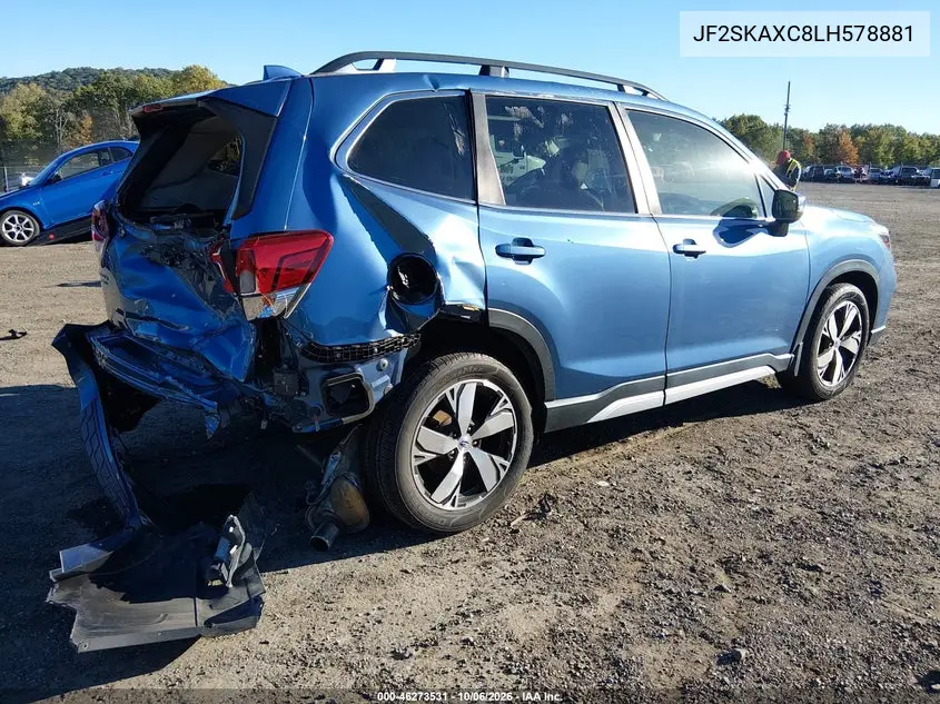 2020 SUBARU FORESTER VIN JF2SKAXC8LH578881 — фото 4