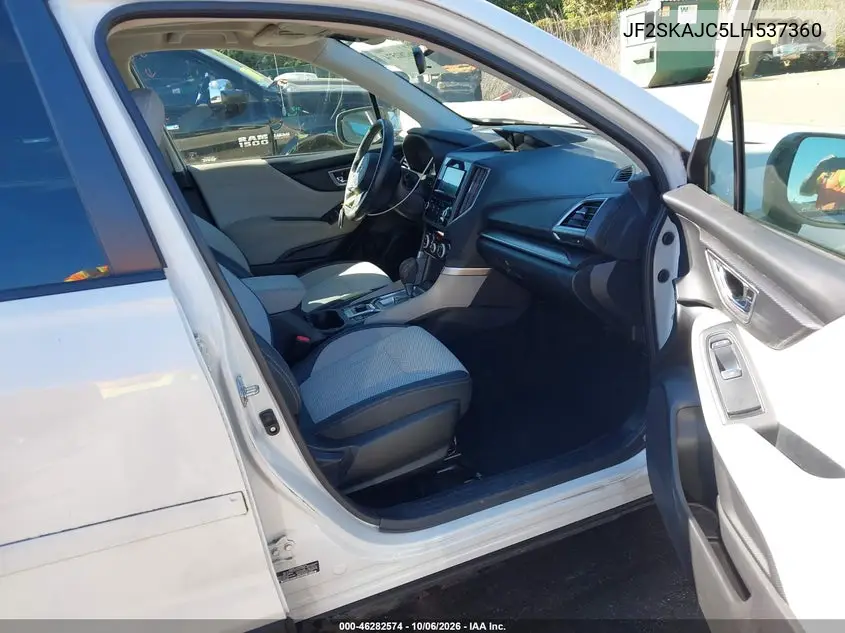 2020 SUBARU FORESTER VIN JF2SKAJC5LH537360 — фото 5
