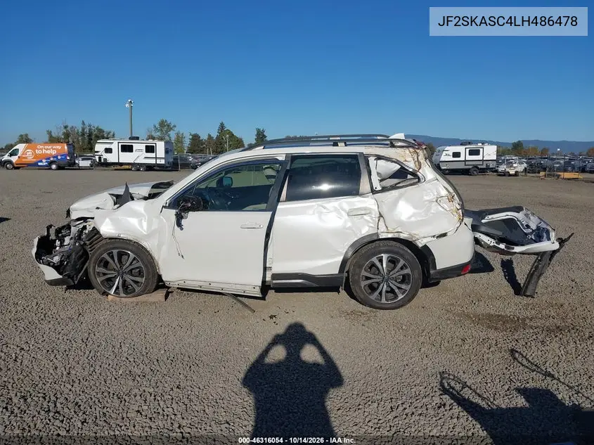 2020 SUBARU FORESTER VIN JF2SKASC4LH486478 — фото 14