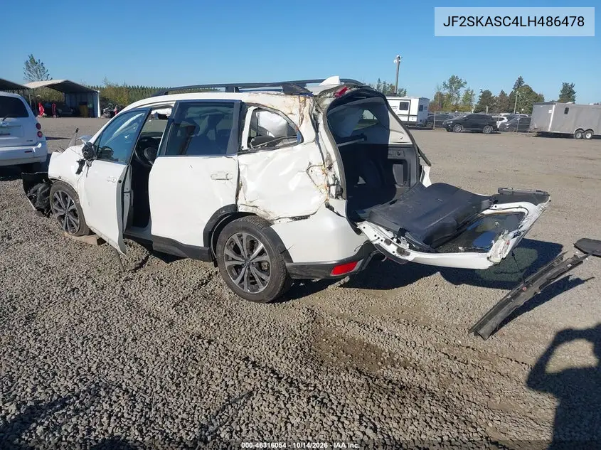 2020 SUBARU FORESTER VIN JF2SKASC4LH486478 — фото 3