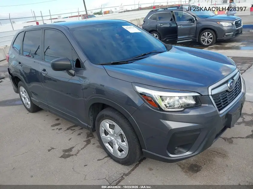 SUBARU FORESTER 2020, VIN JF2SKAAC9LH428397