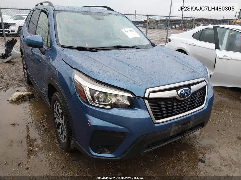 SUBARU FORESTER 2020, VIN JF2SKAJC7LH480305