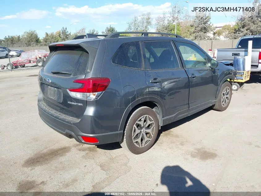 2021 SUBARU FORESTER VIN JF2SKAJC3MH471408 — фото 4
