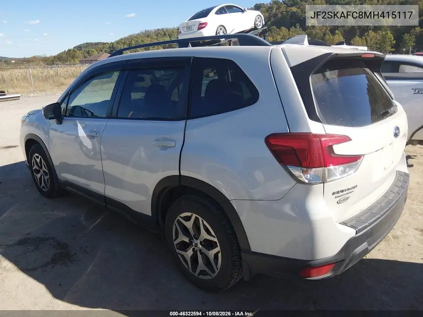 2021 SUBARU FORESTER VIN JF2SKAFC8MH415117 — фото 3