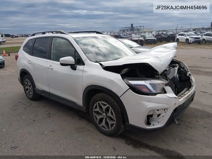 SUBARU FORESTER 2021, VIN JF2SKAJC4MH454696