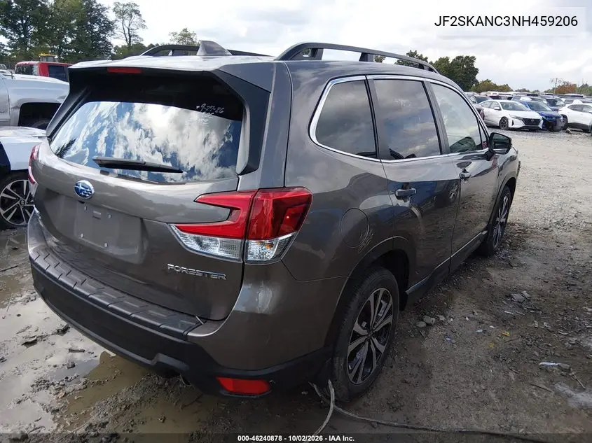 2022 SUBARU FORESTER VIN JF2SKANC3NH459206 — фото 4