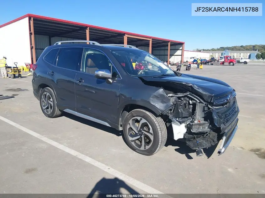 SUBARU FORESTER 2022, VIN JF2SKARC4NH415788