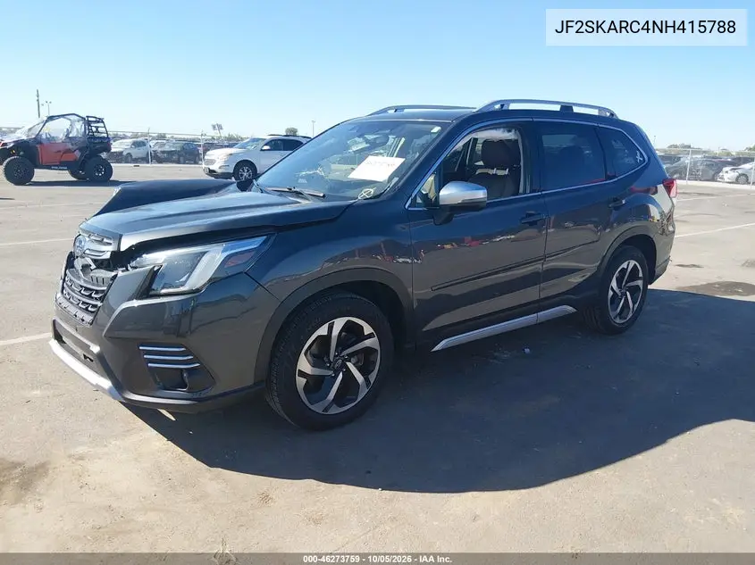2022 SUBARU FORESTER VIN JF2SKARC4NH415788 — фото 2