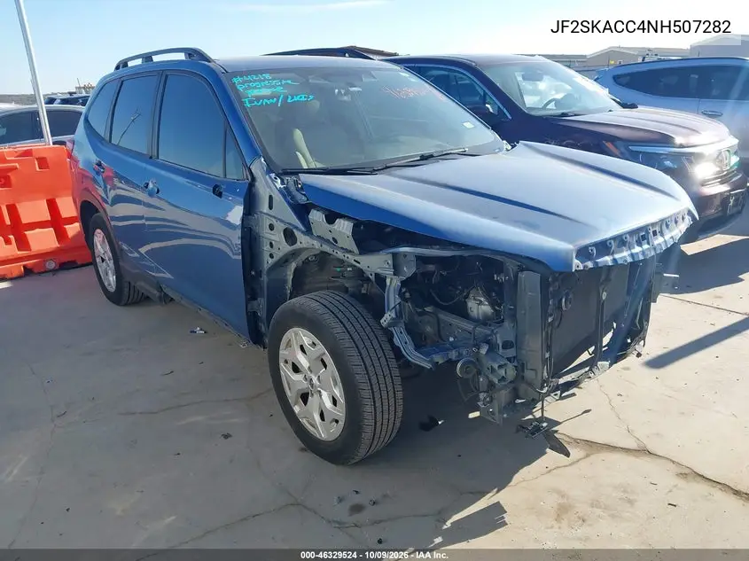 SUBARU FORESTER 2022, VIN JF2SKACC4NH507282