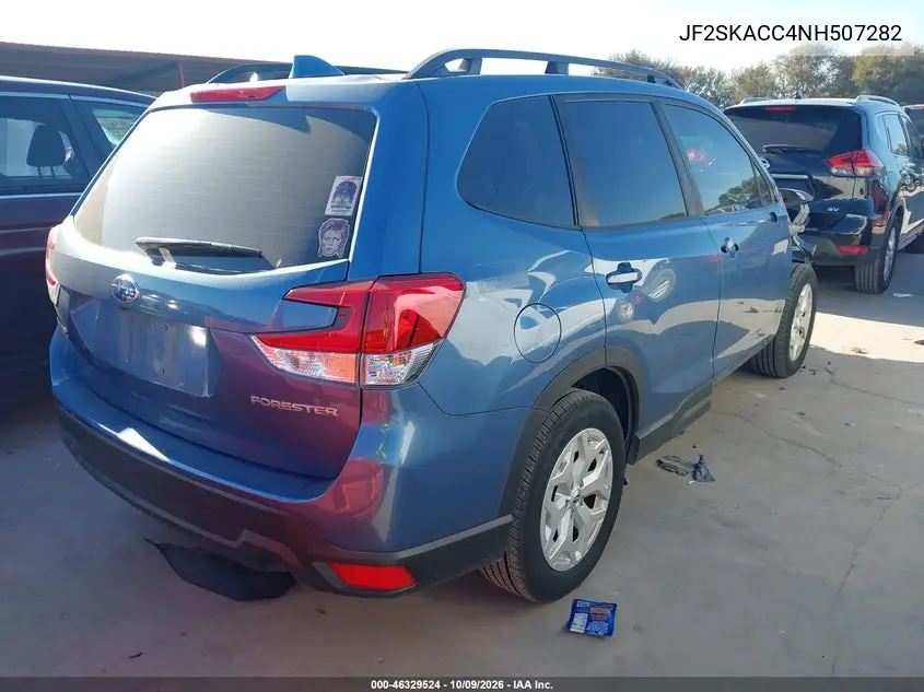 2022 SUBARU FORESTER VIN JF2SKACC4NH507282 — фото 4