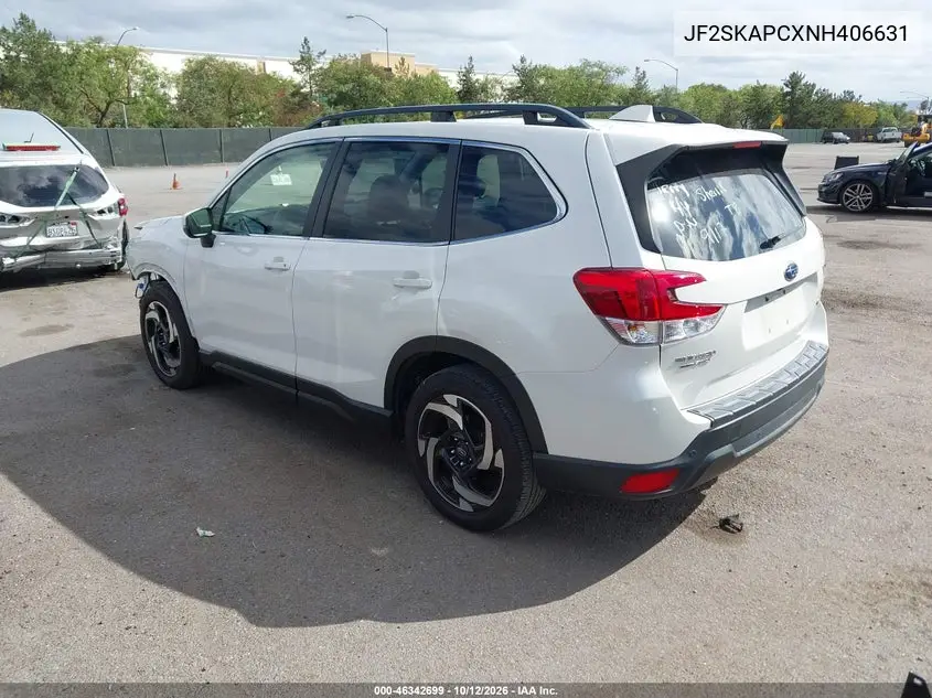 2022 SUBARU FORESTER VIN JF2SKAPCXNH406631 — фото 3