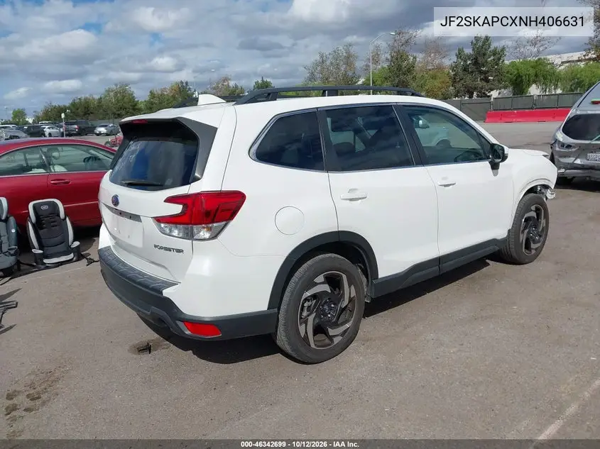 2022 SUBARU FORESTER VIN JF2SKAPCXNH406631 — фото 4