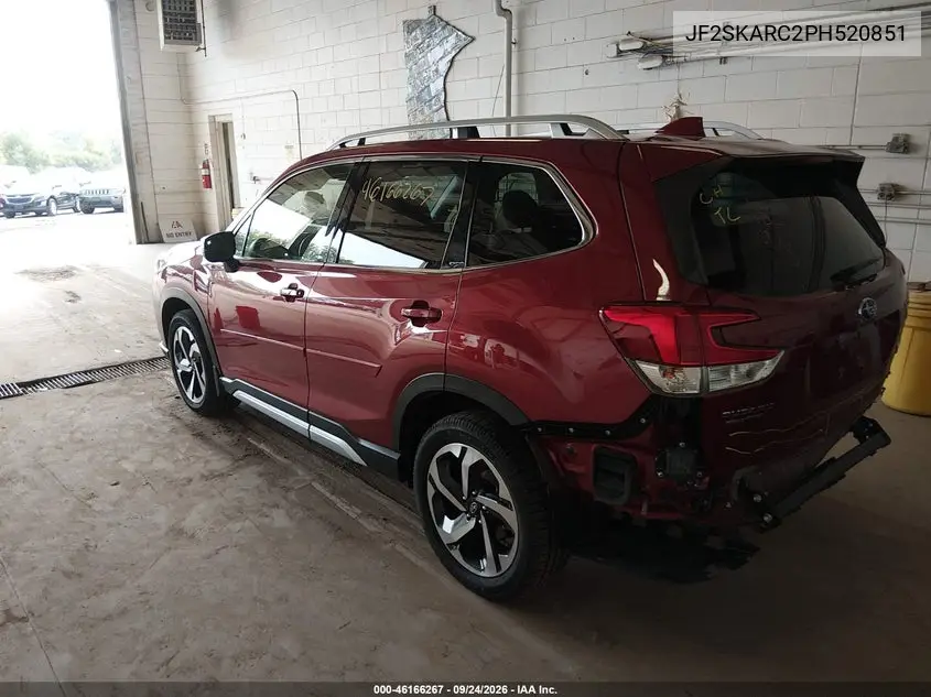 2023 SUBARU FORESTER VIN JF2SKARC2PH520851 — фото 3