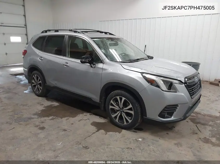 SUBARU FORESTER 2023, VIN JF2SKAPC7PH475005