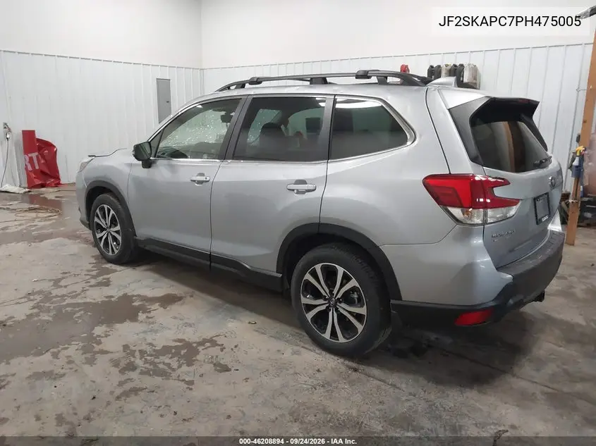 2023 SUBARU FORESTER VIN JF2SKAPC7PH475005 — фото 3